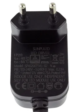 Nätadapter 12 V DC/9 W