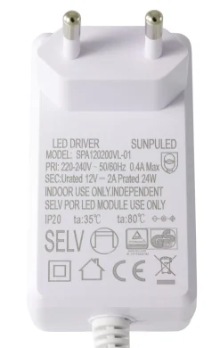 Nätadapter 12V DC/24 W