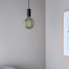 Olivgrön globlampa E27 dimbar LED