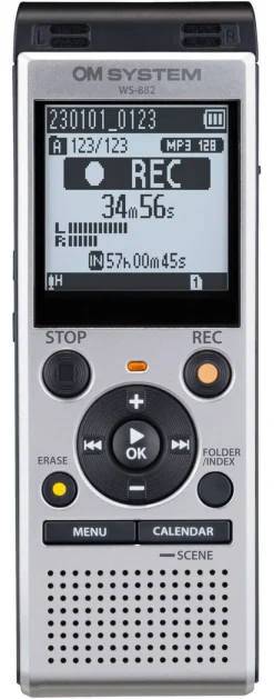 OM System WS-882 batteridriven diktafon med USB