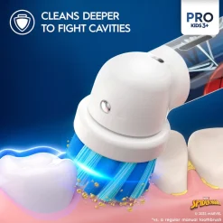 Oral-B Pro Kids Spiderman eltandborste barn, från 3 år