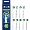 Oral-B Cross Action, borsthuvud, vit
