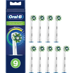 Oral-B Cross Action, borsthuvud, vit
