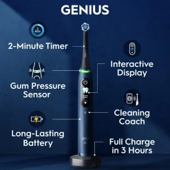 Oral-B iO9 eltandborste, 7 borstlägen