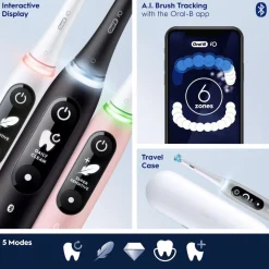 Oral-B iO 6 Sensitive eltandborste, 5 borstlägen