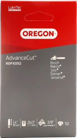 Oregon 90PX052E motorsågskedja 3/8 tums, 52 drivlänkar