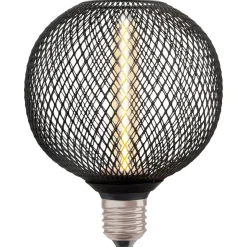 Osram Decor Black LED E27 Straw rakt filament dimbar