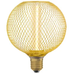 Osram Decor Gold LED E27 Straw rakt filament dimbar