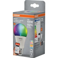 Osram Smart+ Matter LED-lampa E27 RGBW 14 W