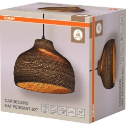 Osram Cardboard Hat taklampa E27 brun 36 cm