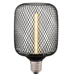 Osram Decor Black LED E27 Straw rakt filament dimbar