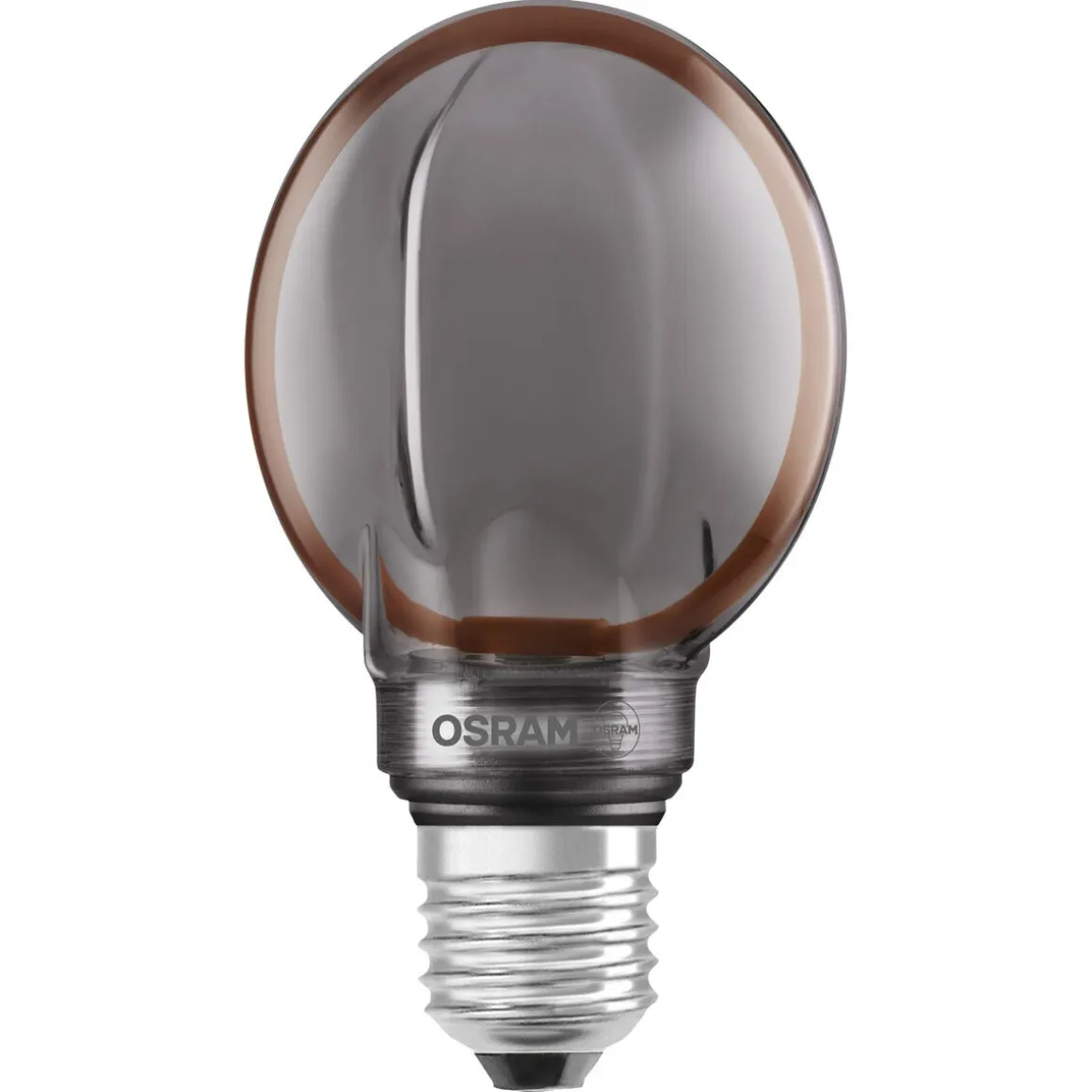Osram Vintage 1906 Globe Smoke LED-lampa E27 dimbar
