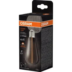 Osram Vintage 1906 Smoke E27 LED-lampa magnetiskt filament