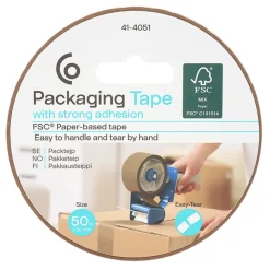 Packtejp FSC brun, 50 mm x 50 m