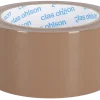 Packtejp tystavrullad brun 50 mm x 66 m