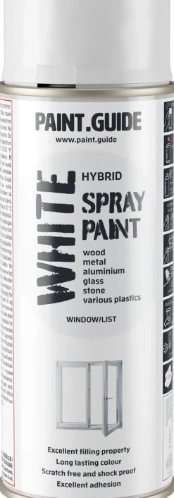 Paintguide sprayfärg lister/karmar, vit NCS S 0502-Y, 400 ml