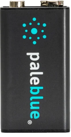 Pale Blue 9 V laddningsbara batterier USB-C, 2-pack