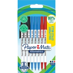 Paper Mate Kilometrico kulspetspennor, 8-pack