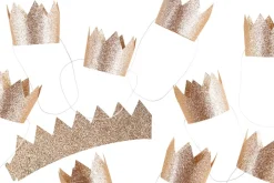Papperskronor guld 10-pack