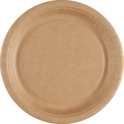 Papperstallrik oblekt 22 cm, 20-pack