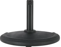 Parasollfot för halvt parasoll svart, 10 kg
