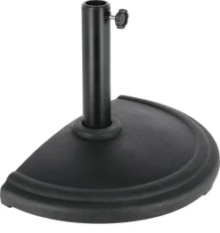 Parasollfot för halvt parasoll svart, 10 kg
