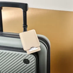 Passfodral och bagagebricka reseset, konstläder
