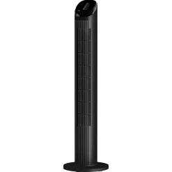 Pelarfläkt med fjärrkontroll 50 W, svart, 88 cm