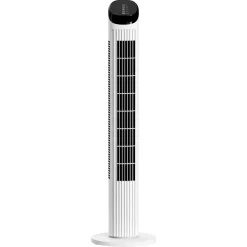 Pelarfläkt med fjärrkontroll 50 W, vit, 88 cm