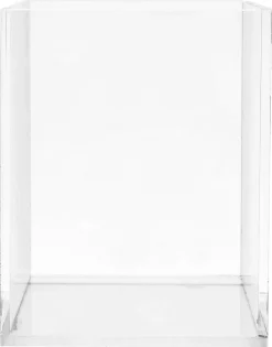 Pennställ för skrivbord, transparent plast