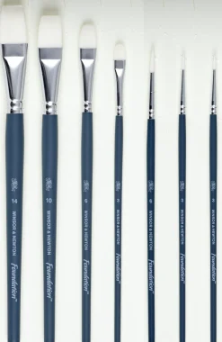 Penslar akryl Winsor & Newton 6-pack