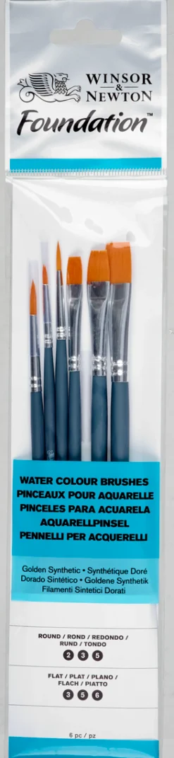 Penslar akvarell Winsor & Newton 6-pack