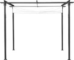 Pergola med soltak 2,9 x 2,9 meter