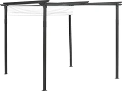 Pergola med soltak 2,9 x 2,9 meter