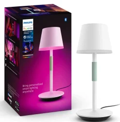 Philips Hue WCA Go bärbar bordslampa metall, 35 cm