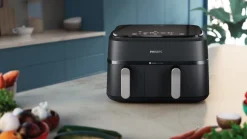 Philips Airfryer 3000 Series dubbel, 9 l, NA351/00