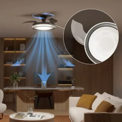 Philips Bliss takfläkt med dimbar belysning, 51 cm