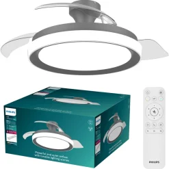 Philips Bliss takfläkt med dimbar belysning, 51 cm