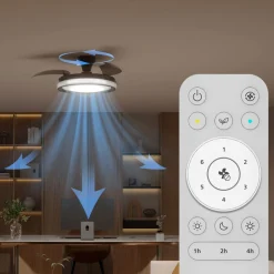 Philips Bliss takfläkt med dimbar belysning, 51 cm