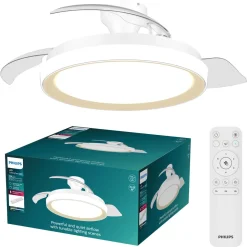 Philips Bliss takfläkt med dimbar belysning, 51 cm