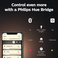 Philips Hue White E27 LED normallampa 7 W Bluetooth