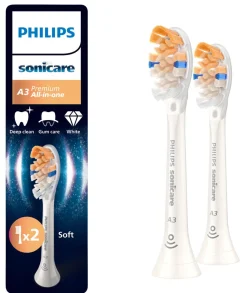 Philips Sonicare A3 Premium All-in-One borsthuvud, 2-pack