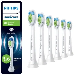 Philips Sonicare W2 Optimal White borsthuvud, 6-pack