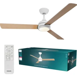 Philips Velyx stor takfläkt med belysning, 132 cm