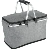 Picknickkorg kylväska, aluminium, 22 liter, grå