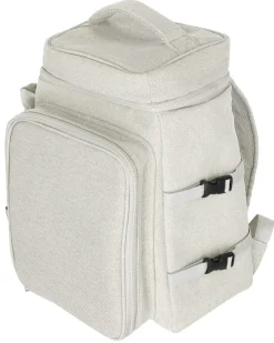 Picknickryggsäck med kylfack, beige