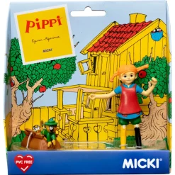 Pippi Långstrump figurset med tillbehör, från 3 år