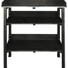 Planteringsbord utomhus svart, 76 x 37 x 92 cm