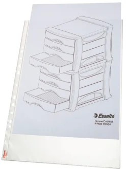 Plastficka A3 Esselte, 50-pack