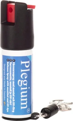 Plegium Basic försvarsspray med färg och mentol
